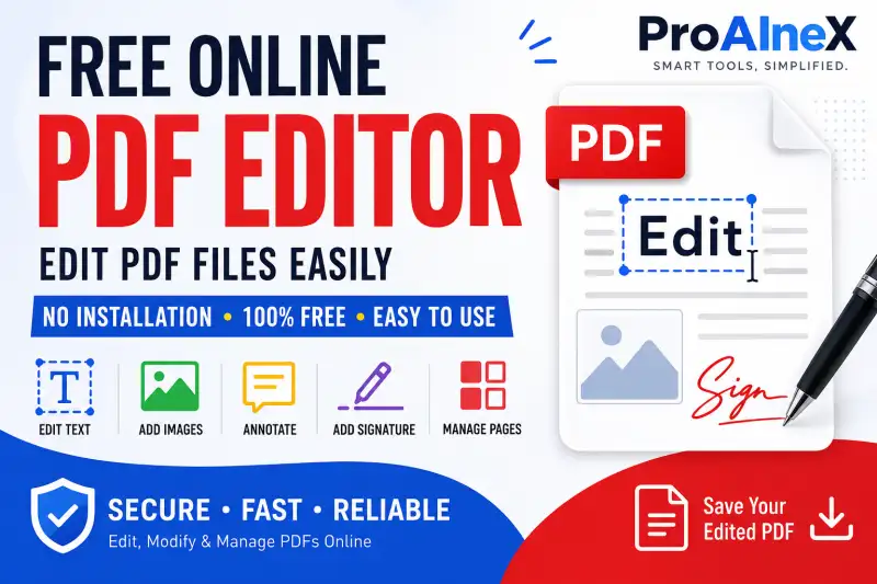 Free Online PDF Editor – Edit PDF Files Easily Without Installing Software