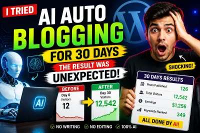 I Tried AI Auto Blogging for 30 Days — What Actually Happened Behind the Traffic Screenshots