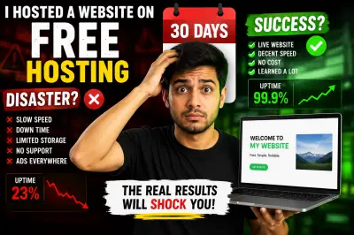 I Hosted a Website on Free Hosting for 30 Days — Here’s What Actually Happened