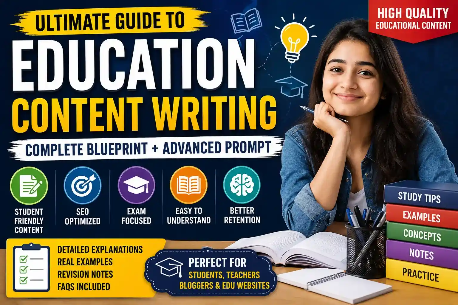 Advanced Humanized Education Content Writer Prompt