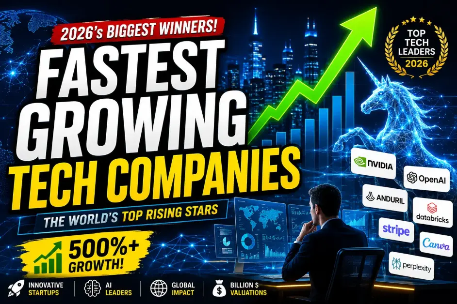 The World's Fastest Growing Tech Companies Right Now