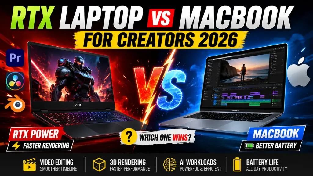 RTX Laptop vs MacBook for Creators: The Brutal Truth About Creative Power