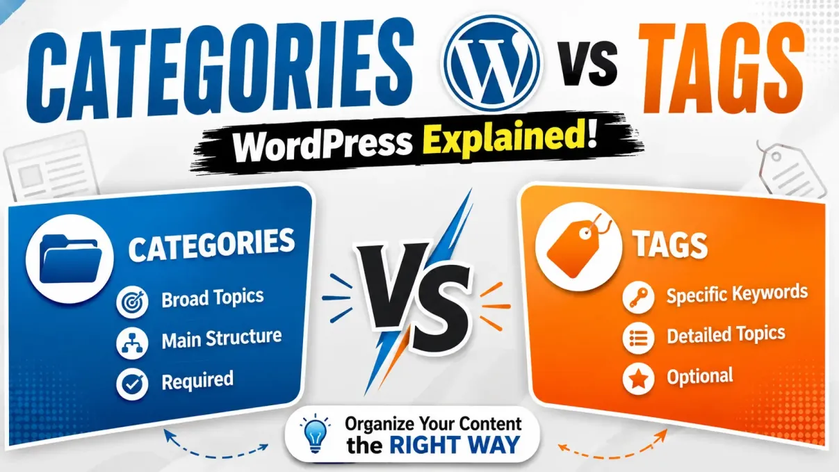 Categories vs Tags in WordPress: How to Structure Your Content for Humans and Algorithms