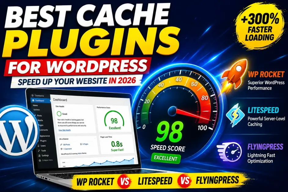 Best Cache Plugins for WordPress in 2026: Speed Tests, Real Results & Expert Recommendations