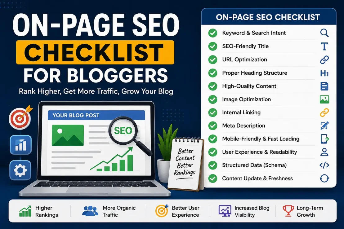 The On-Page SEO Checklist for Bloggers That Actually Reflects How Google Understands Content in 2026